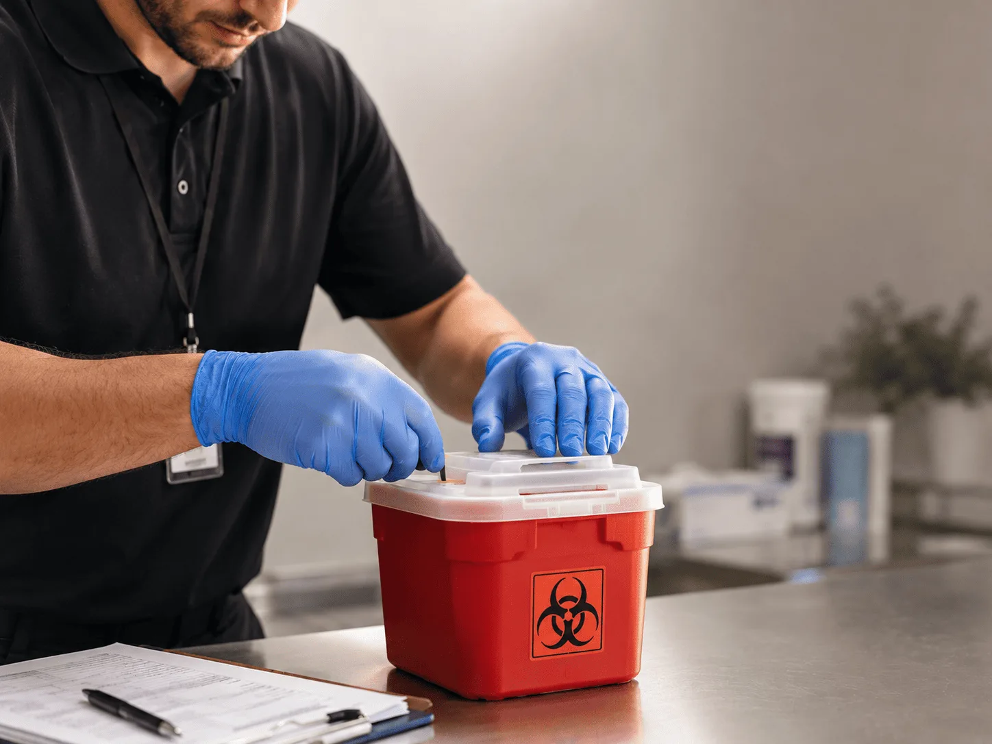 Why choose Sharps Waste Disposal in Faxon, OK